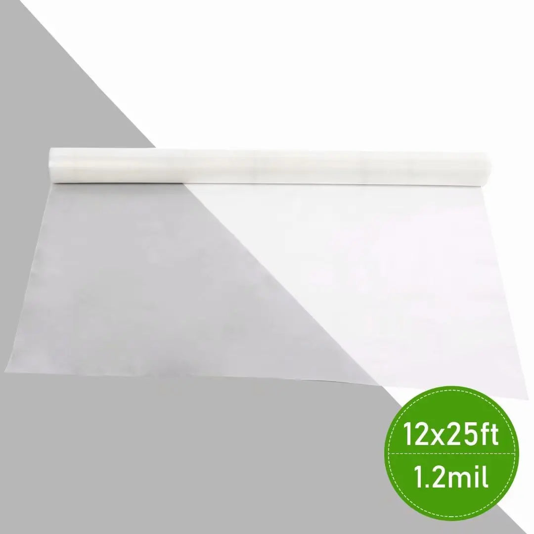 Clear Greenhouse Film 6.5 Ft By 32 Ft 3.1 Mil Grow Tunnel