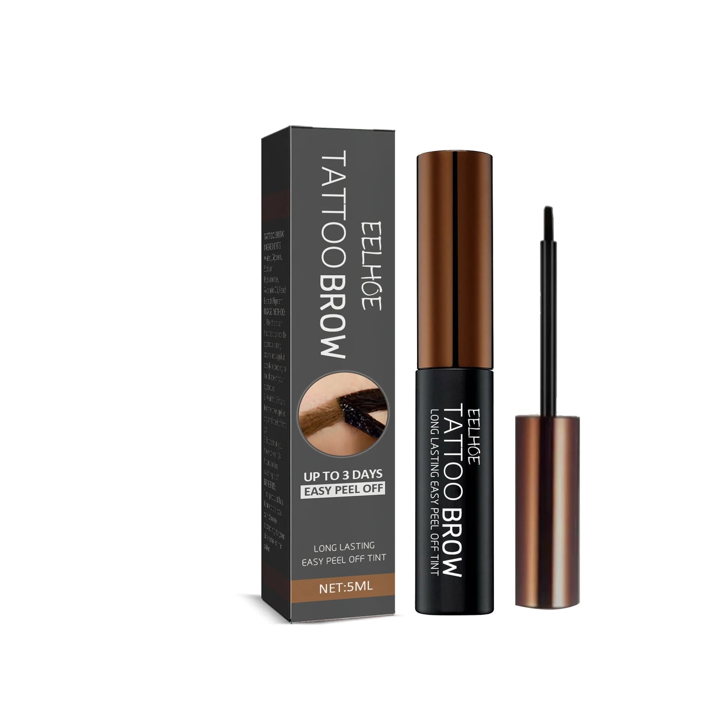 Eelhoe Eyebrow Gel Tint Peel Off Dye Long Lasting Waterproof