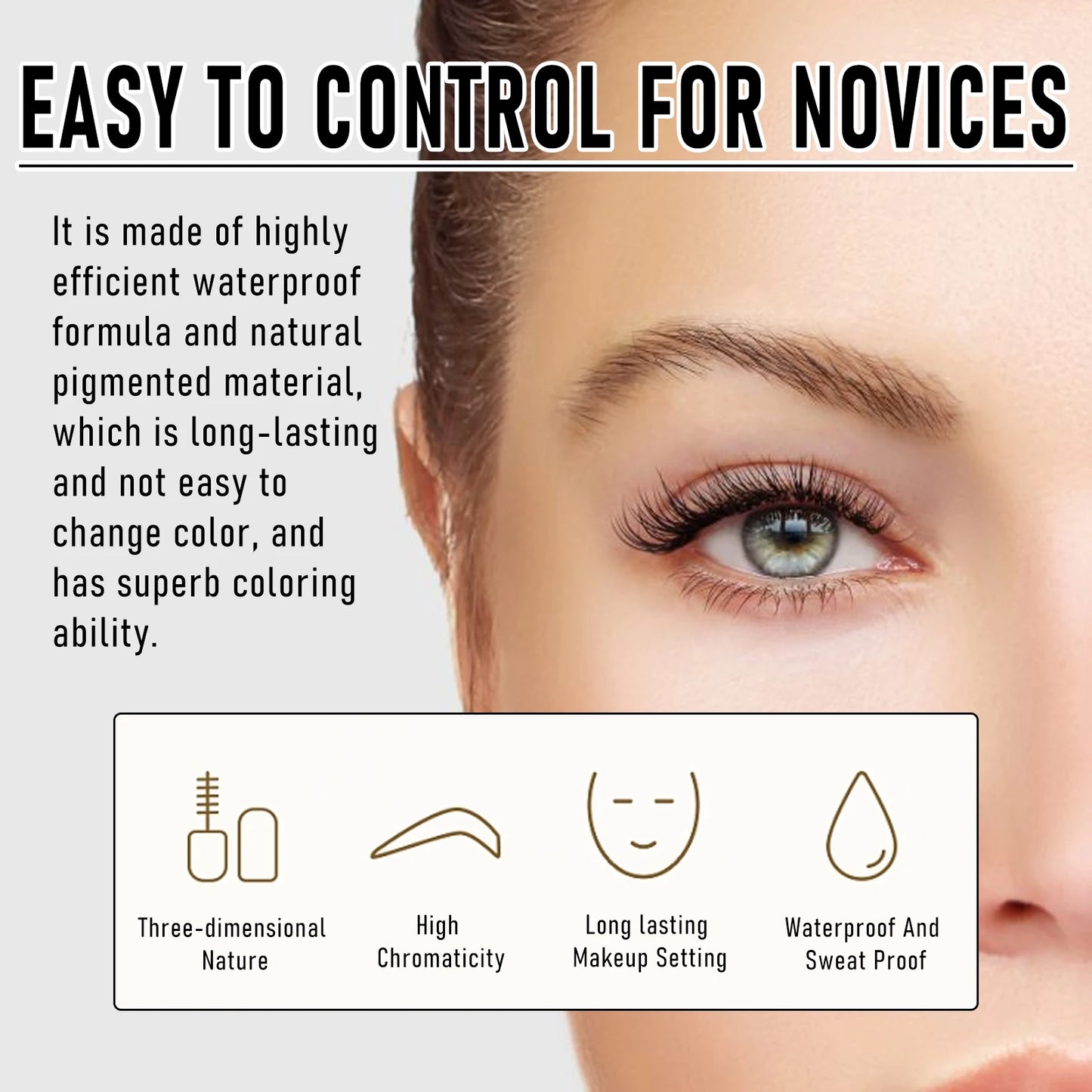 Eelhoe Eyebrow Gel Tint Peel Off Dye Long Lasting Waterproof