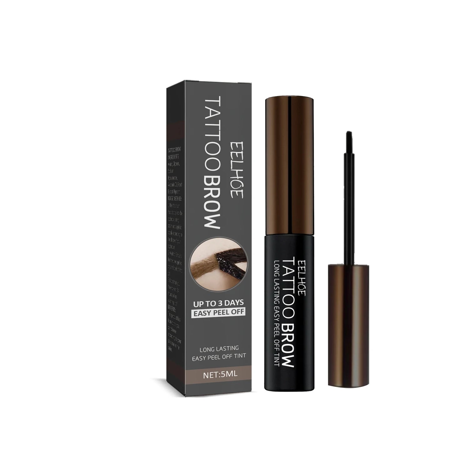 Eelhoe Eyebrow Gel Tint Peel Off Dye Long Lasting Waterproof