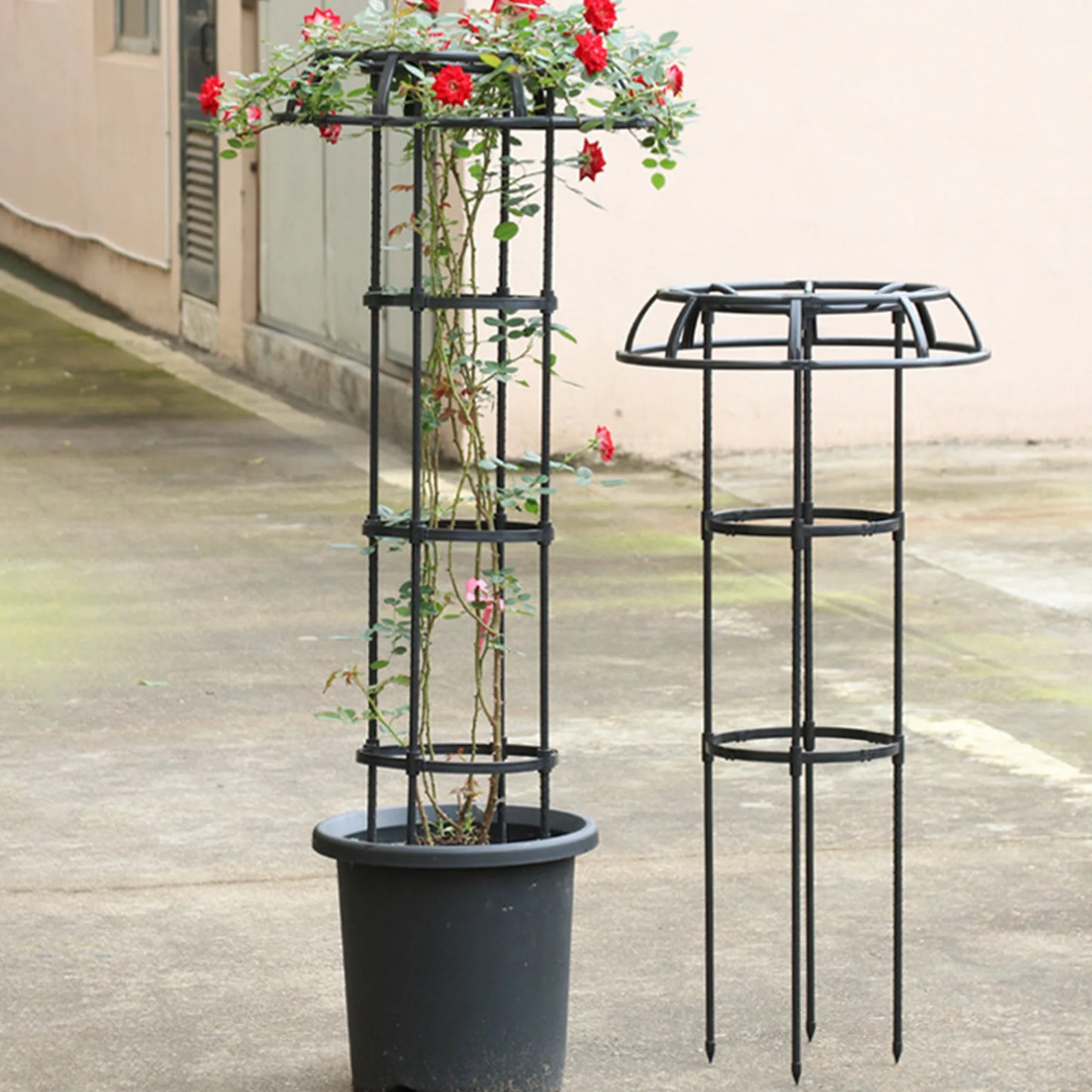 41 Inch Mushroom Top Garden Trellis For Climbing Plants