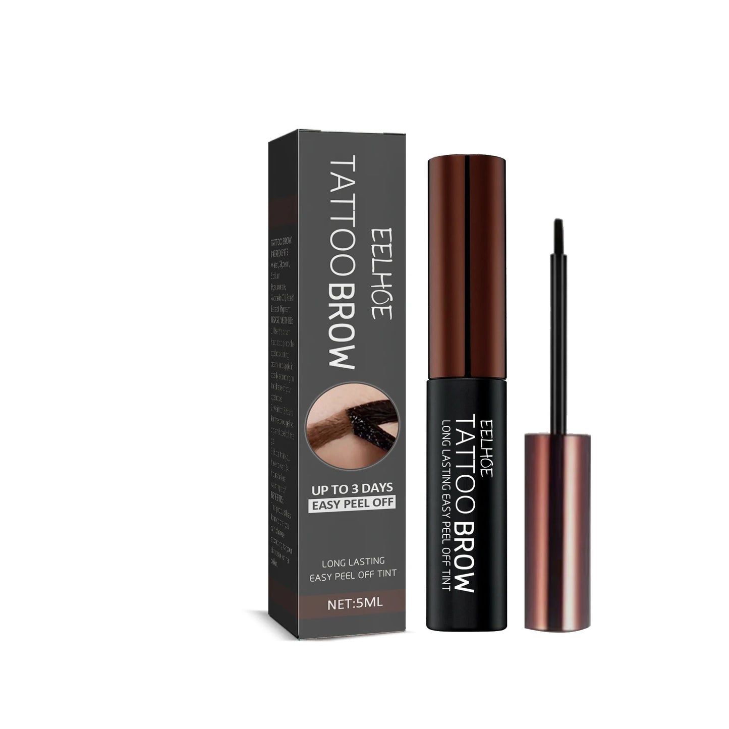 Eelhoe Eyebrow Gel Tint Peel Off Dye Long Lasting Waterproof