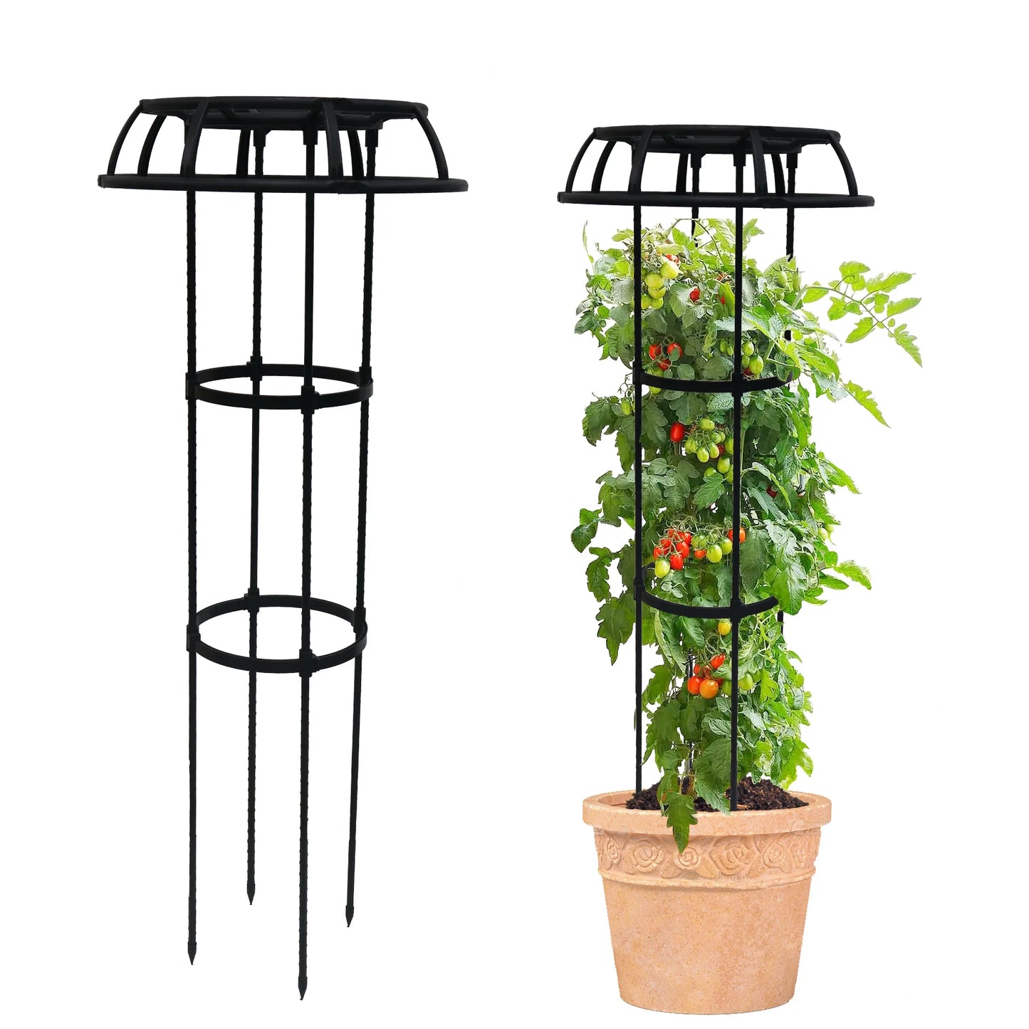 41 Inch Mushroom Top Garden Trellis For Climbing Plants