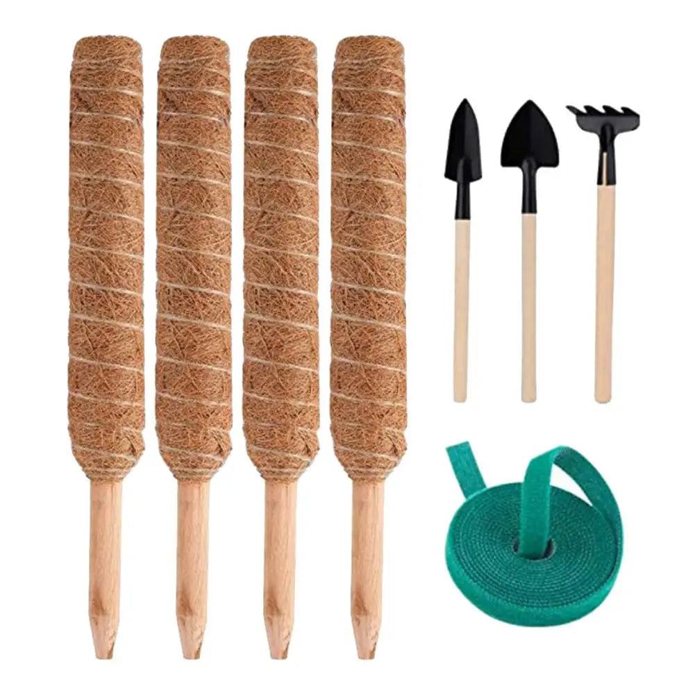 4Pcs Moss Pole Plant Supports For Climbing Plants 19.6 Inch