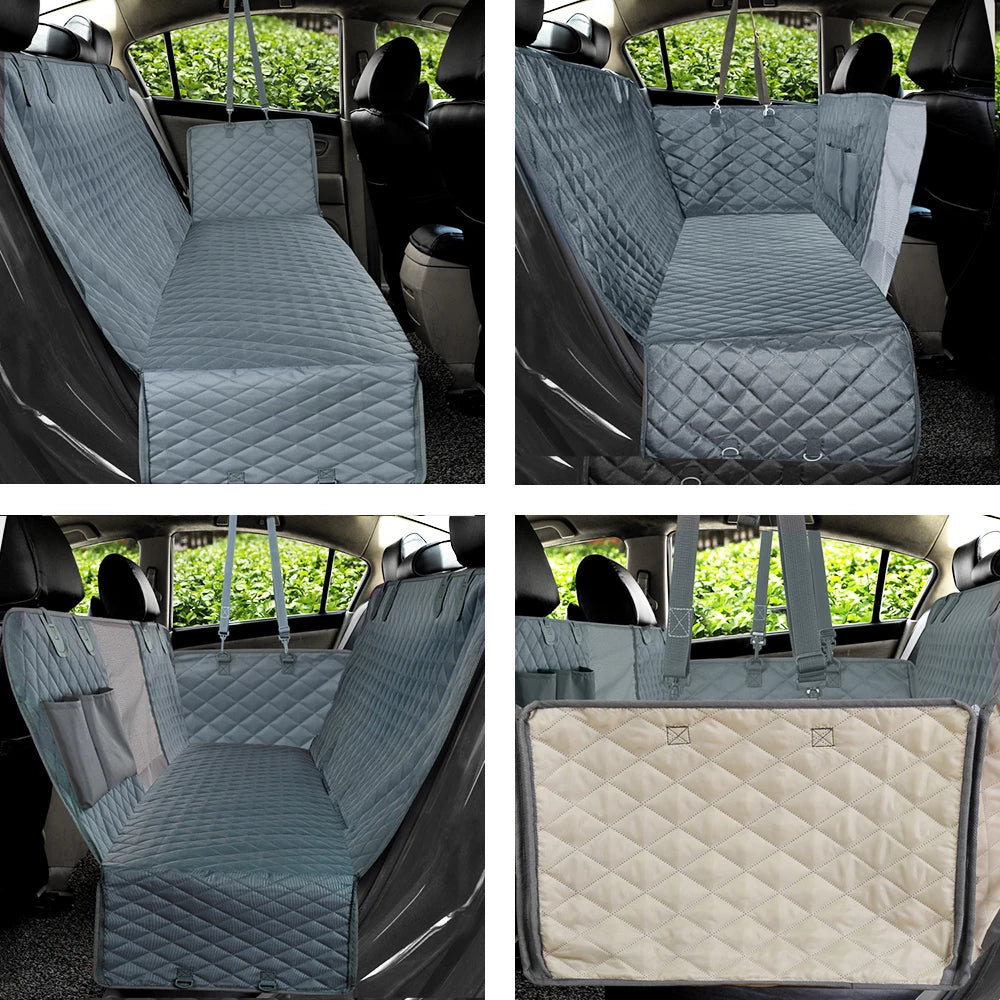 PETRAVEL Dog Car Seat Cover Waterproof Hammock Protector for Safe Travel