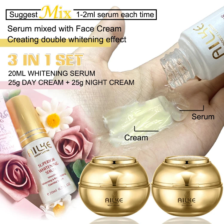 AILKE Whitening Dark Spots Cream With Collagen For Wrinkles
