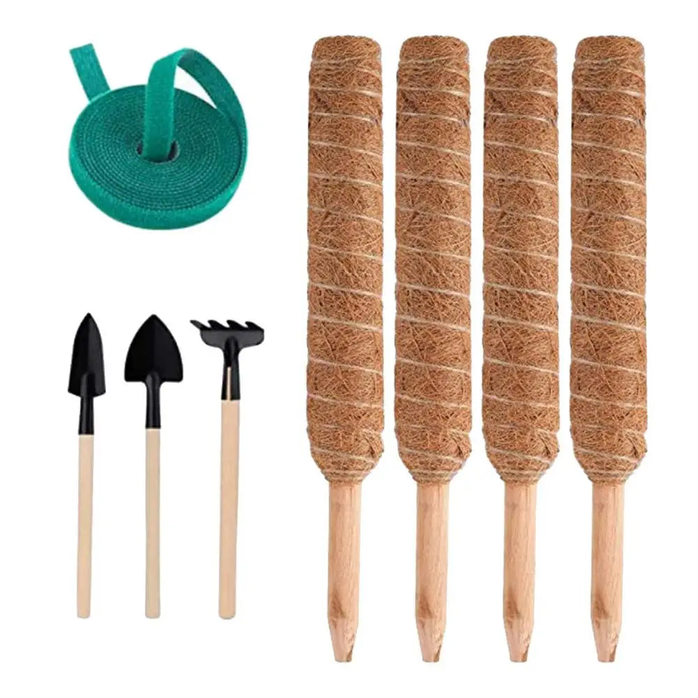 4Pcs Moss Pole Plant Supports For Climbing Plants 19.6 Inch