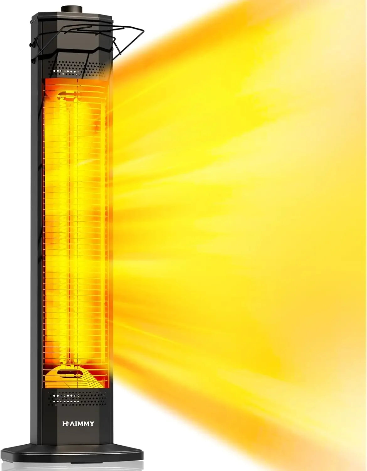 Outdoor Electric Patio Heater 34 Inch 3 Heat Levels IPX5