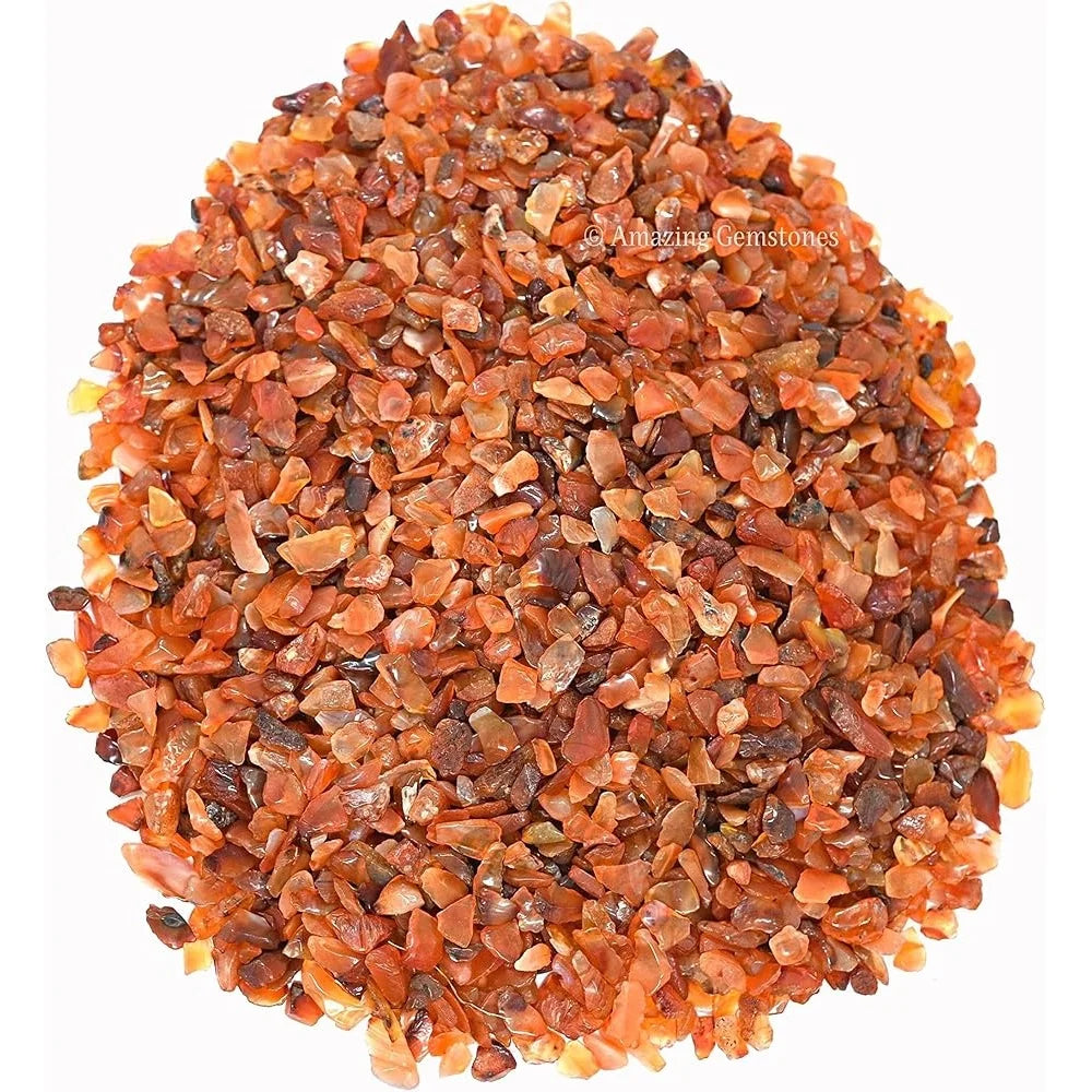 Carnelian Crystal Chips Aquarium Gravel Tumbled Stones