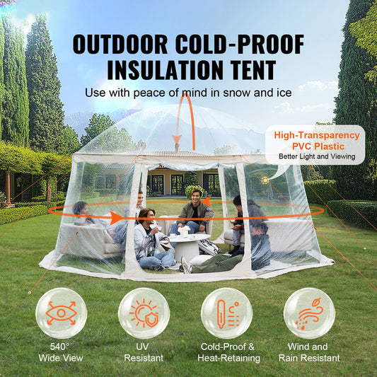 Bubble Tent Pop Up Weatherproof Sports Tent 50x50 Inches