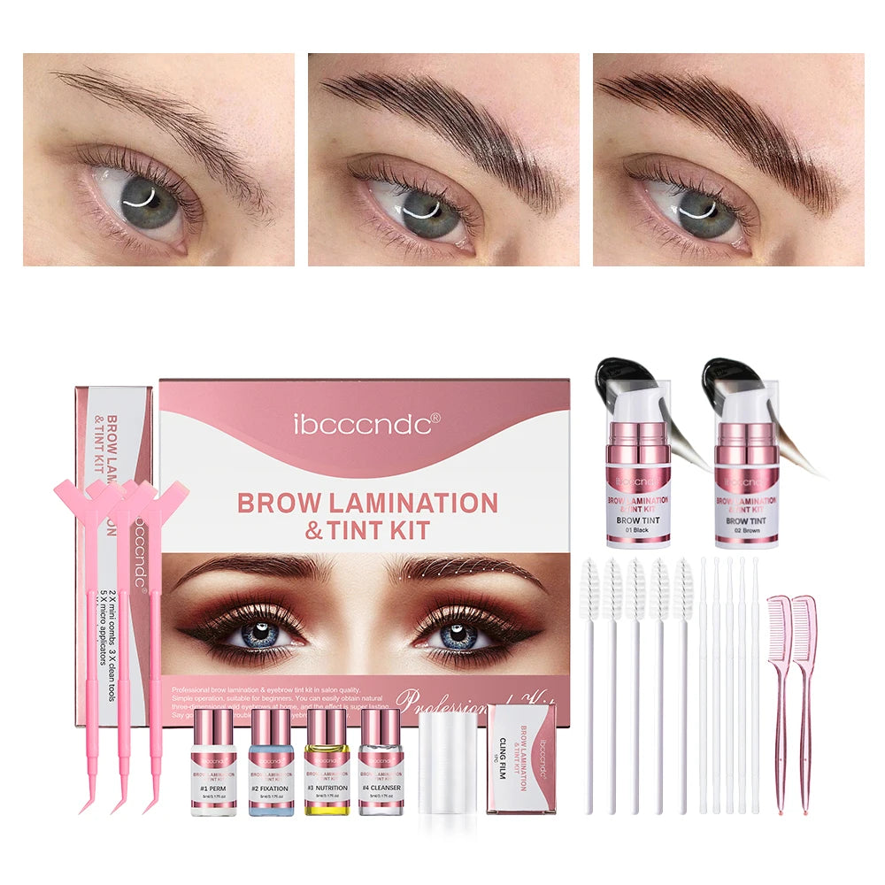 Semi Permanent Eyelash Lift Kit Brow Lamination Tinting Dye