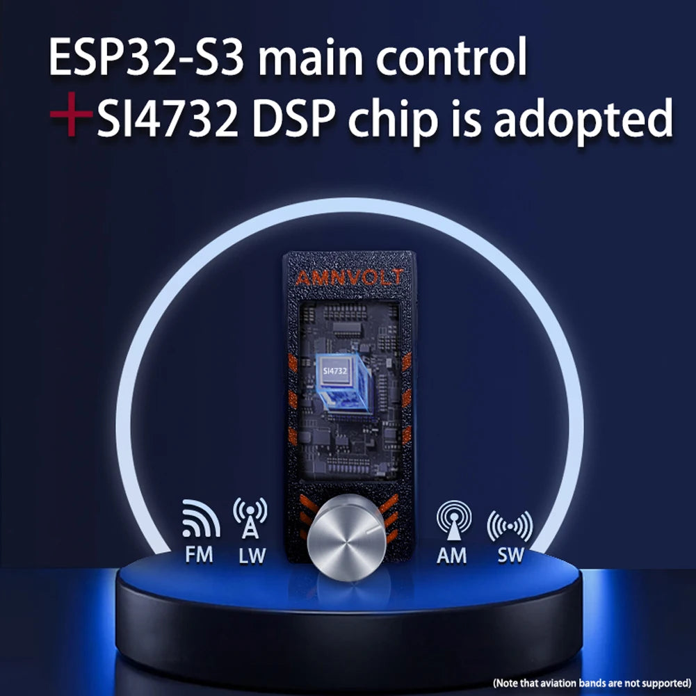 ATS MINI PRO 1.9 Inch SI4732 Pocket Mini Radio 0.5-108mhz LSB USB AM FM Radios HF SW MW VHF All Band Radio Receiver With Antenna