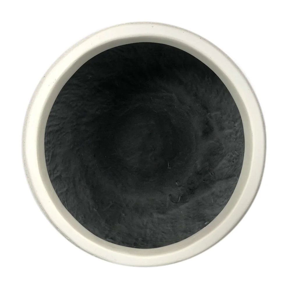Resin Moon Planter 13in Weather Resistant Garden Decor