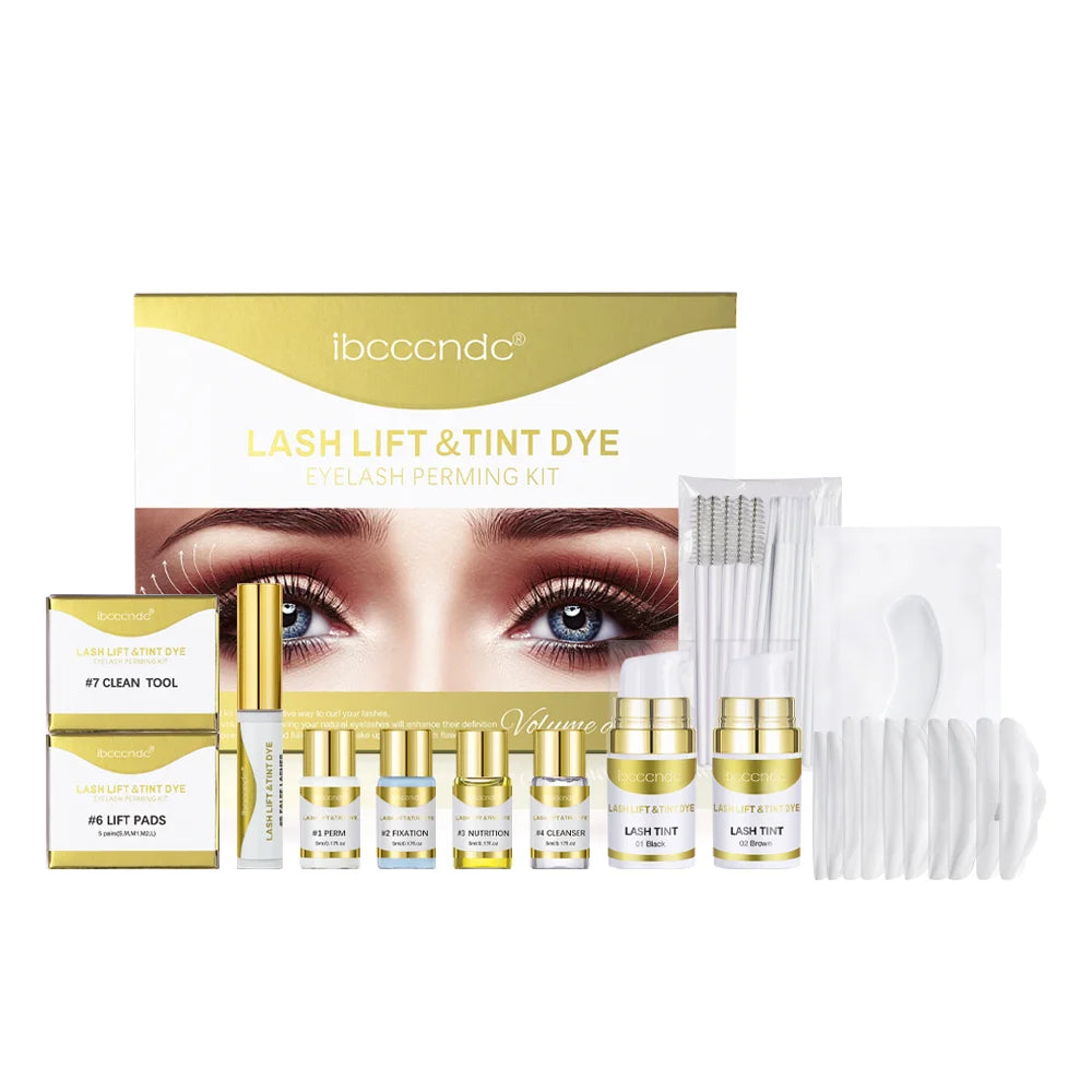 Semi Permanent Eyelash Lift Kit Brow Lamination Tinting Dye