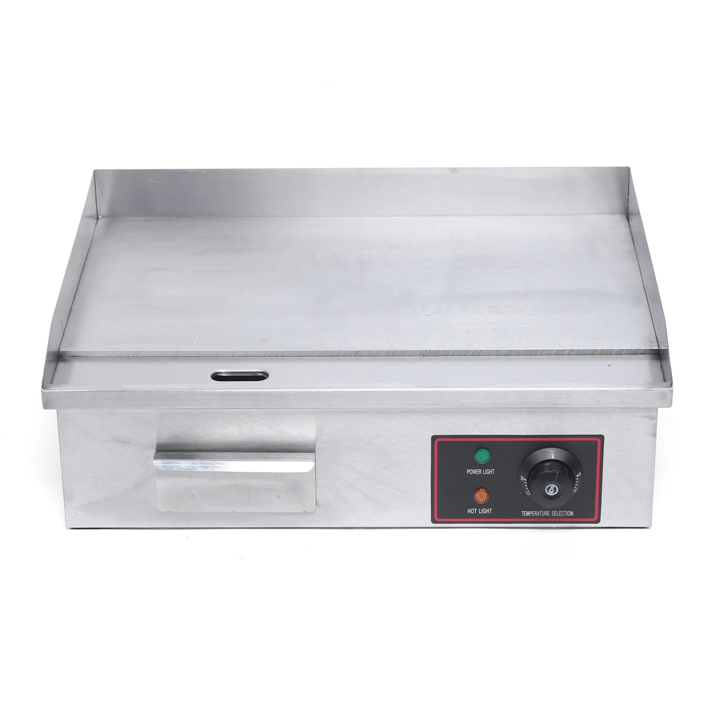 Flat Top Grill 22 Inch Commercial Electric Countertop Griddle Nonstick Restaurant Teppanyaki Cooking Stove for Outdoor Home Barbecue