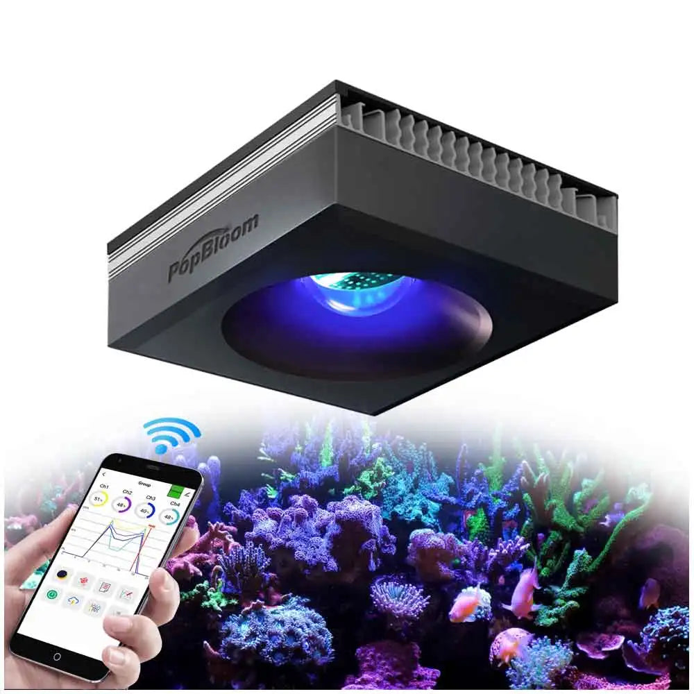 PopBloom RL90 RL180 WiFi Aquarium Light Full Spectrum LED