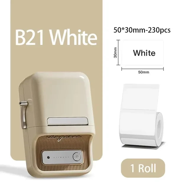 Niimbot B21 Mini Thermal Label Printer Self Adhesive