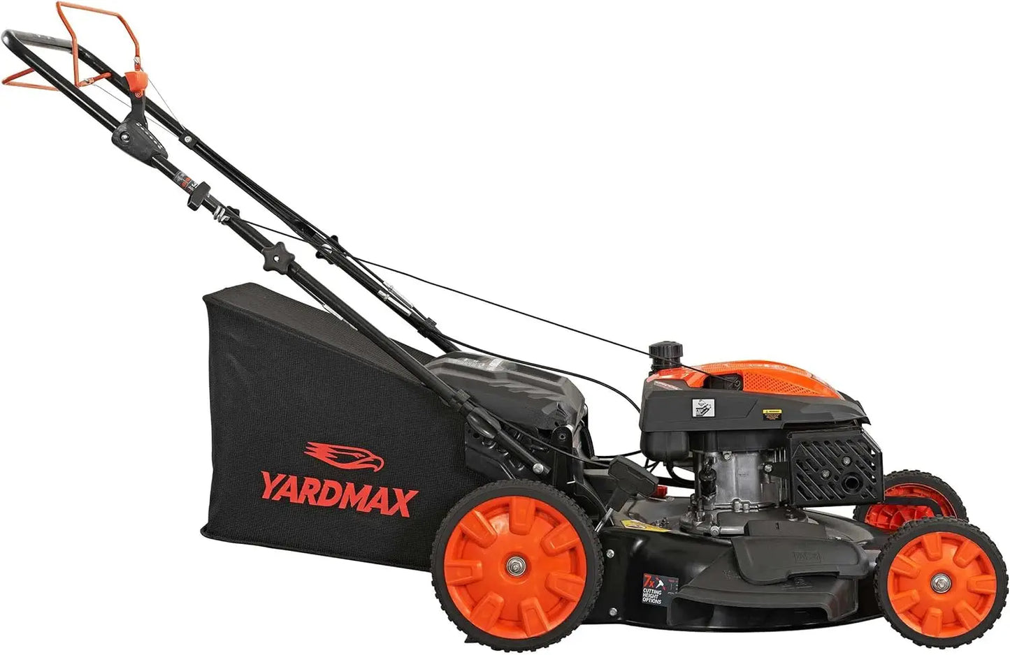 22 Inch 201cc Pace 6 Speed CVT High Wheel RWD Mower Black