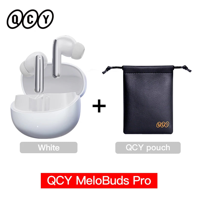QCY MeloBuds Pro ANC Wireless Bluetooth Earphones 46dB Hybrid ANC Hi-Res LDAC Bluetooth 5.3 Earbuds 6 Mic 34H Playtime