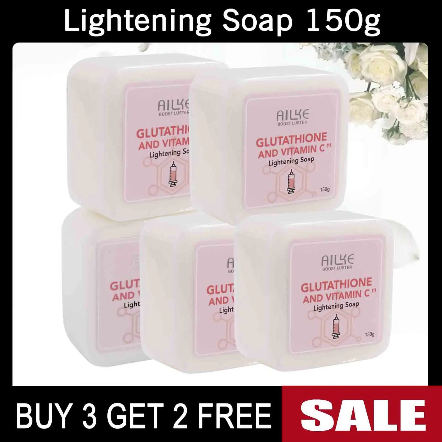 Ailke Whitening Lotion Glutathione Vitamin C Facial Set