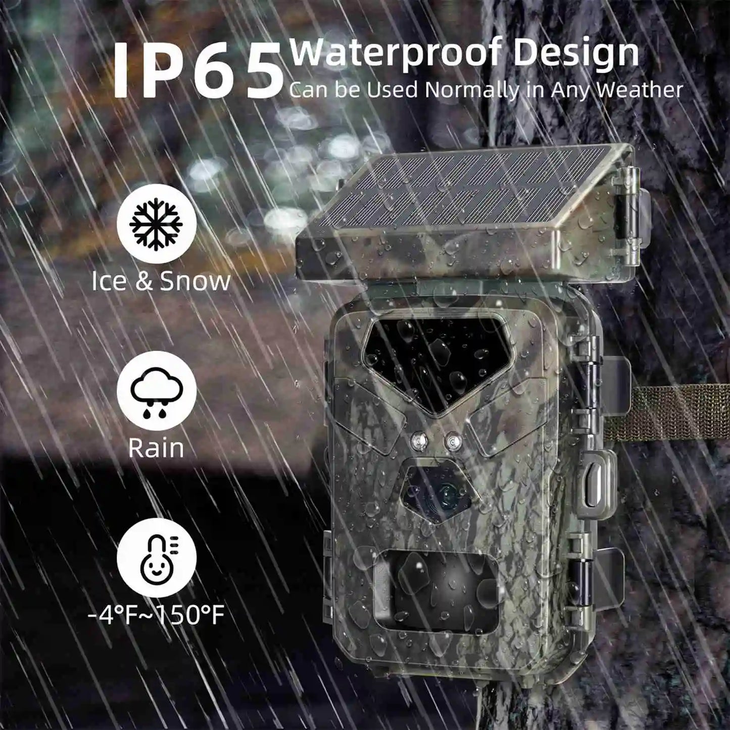 New Hunting Game Camera 20MP/1080P Hunting Camera 0.3s Trigger Speed Night Vision Motion Activated Trail Camera for Outdoor