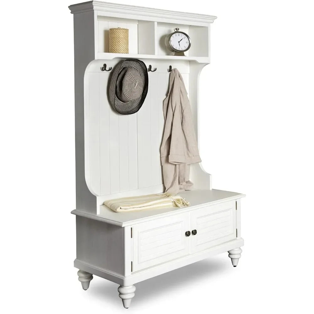 Bermuda White Hall Tree Home Styles Poplar Wood Finish