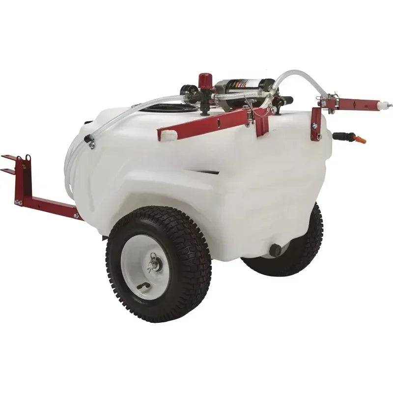 Tow Behind Boom Sprayer Broadcast 21 Gallon 12V DC 2.2 GPM