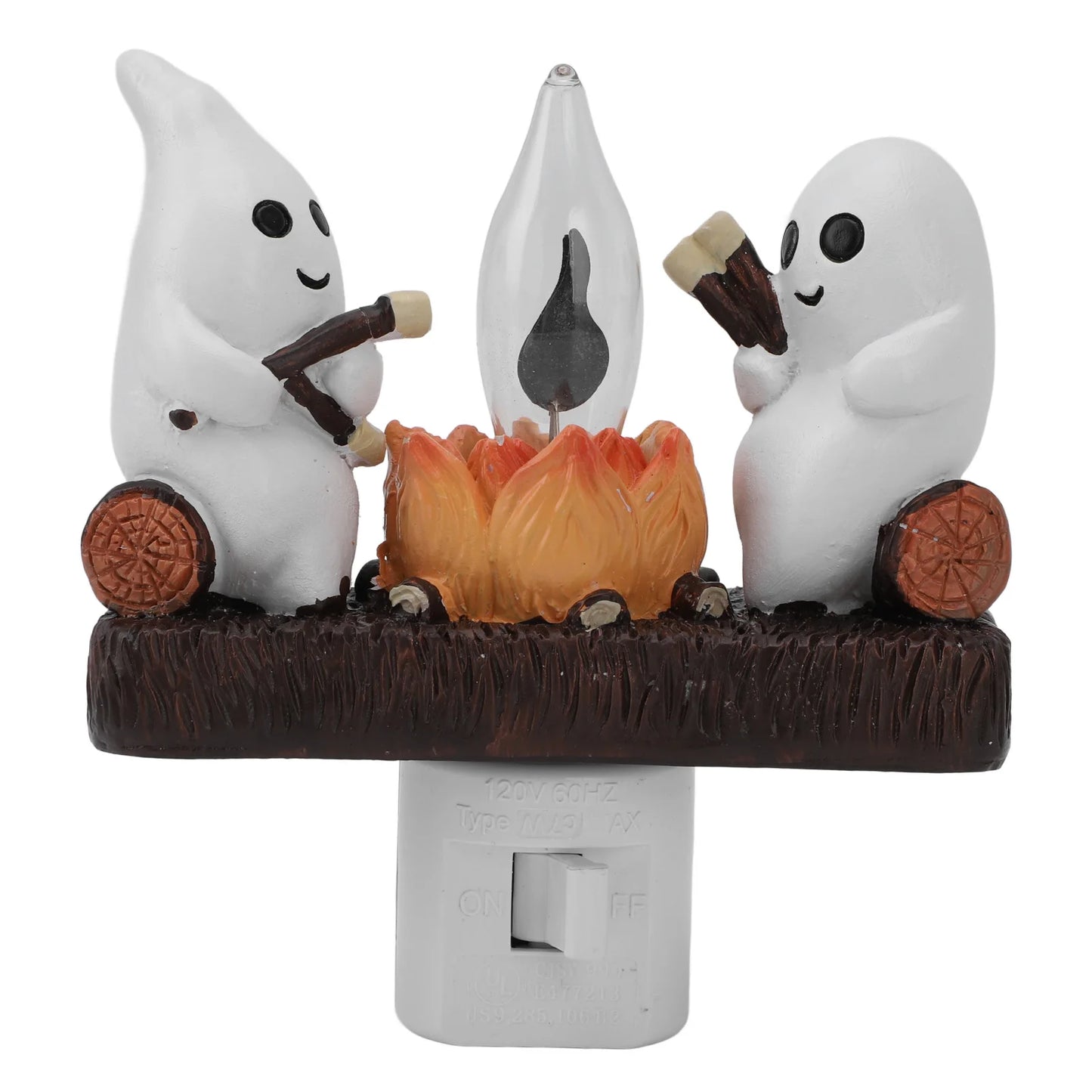 Ghost Campfire Night Light Indoor Resin Figurine Decoration