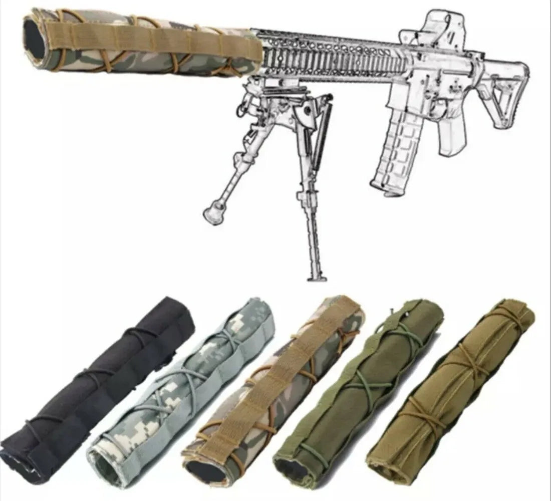 Suppressor Cover Airsoft Shooting Hunting Tactical Silencer Quick Release Cover Military Live CS Tactical Equipment Accessories
