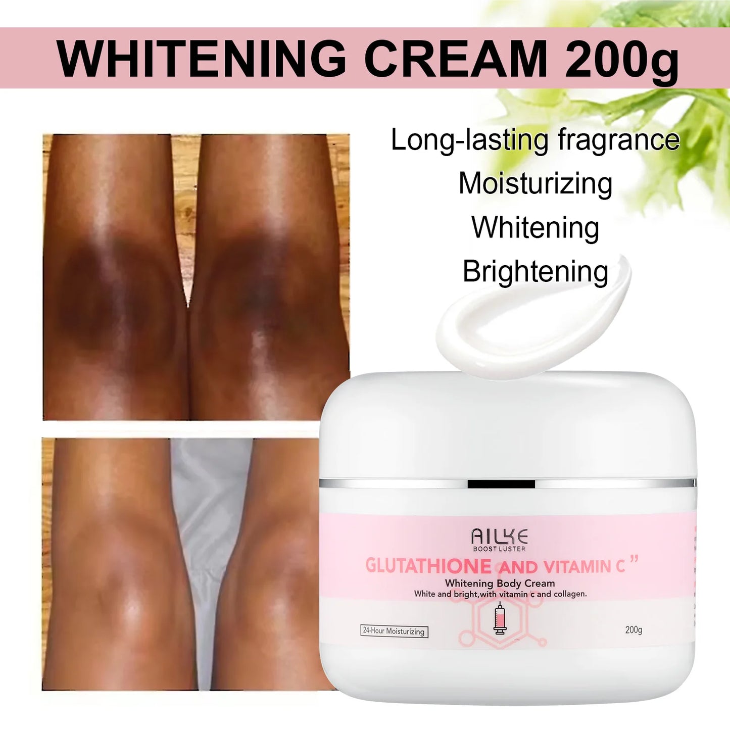 AILKE Whitening Skin Cream With Glutathione And Shea Butter