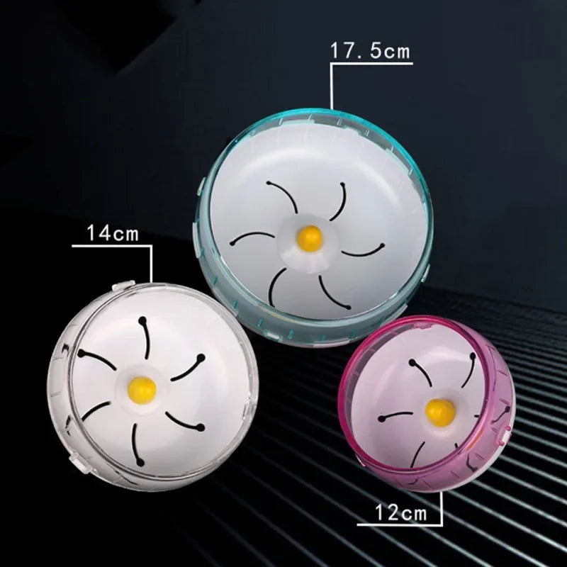 Pet Hamster Running Wheel Toy Exercise Wheel for Hamsters Quiet Spinner Running Wheel for Small Pet Hamsters Mice Rat Gerbils