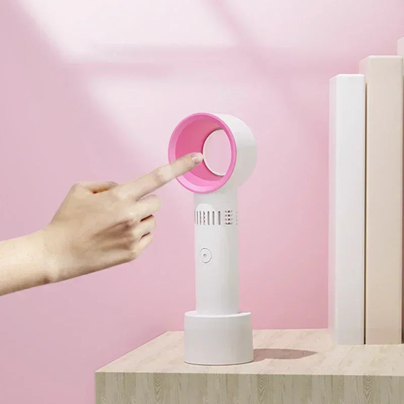 USB Charging Eyelashes Dryer Bladeless Fan Makeup Tools