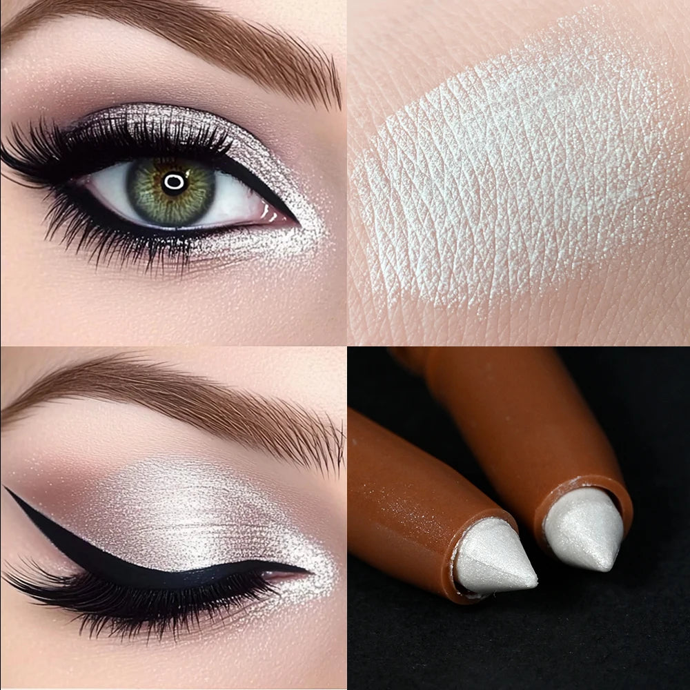 White Glitter Highlight Stick Shimmer Eyeshadow Pencil