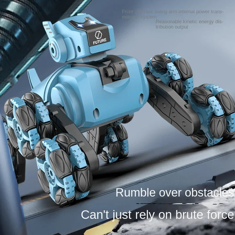 2.4G Remote Control Robot Dog RC Car Gesture Sensing 360 Drift Stunt Intelligent Mechanical Dog Toys for Boys Girl Children Gift