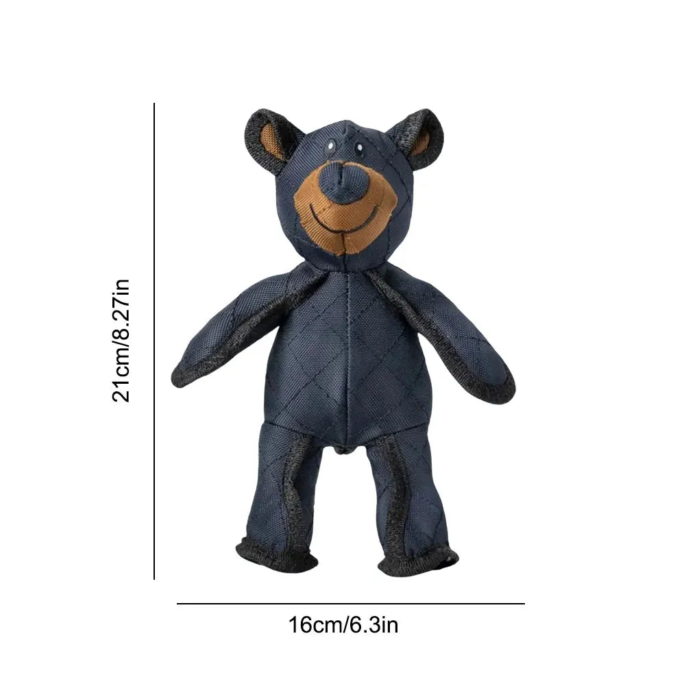 Mighty Bear Robust Bear Pet Soundmaking Toy Plush Interactive Dog Toy Grinding Cleaning Teeth Anti Bite Abreact Plaything Bear