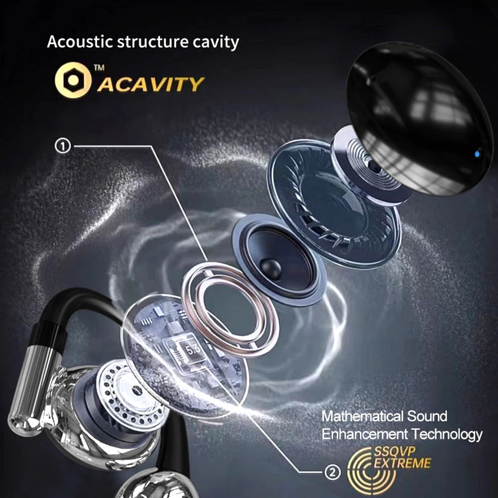 MPOW YYK Open Ear Headphones Bluetooth 5 3 Up To 60H