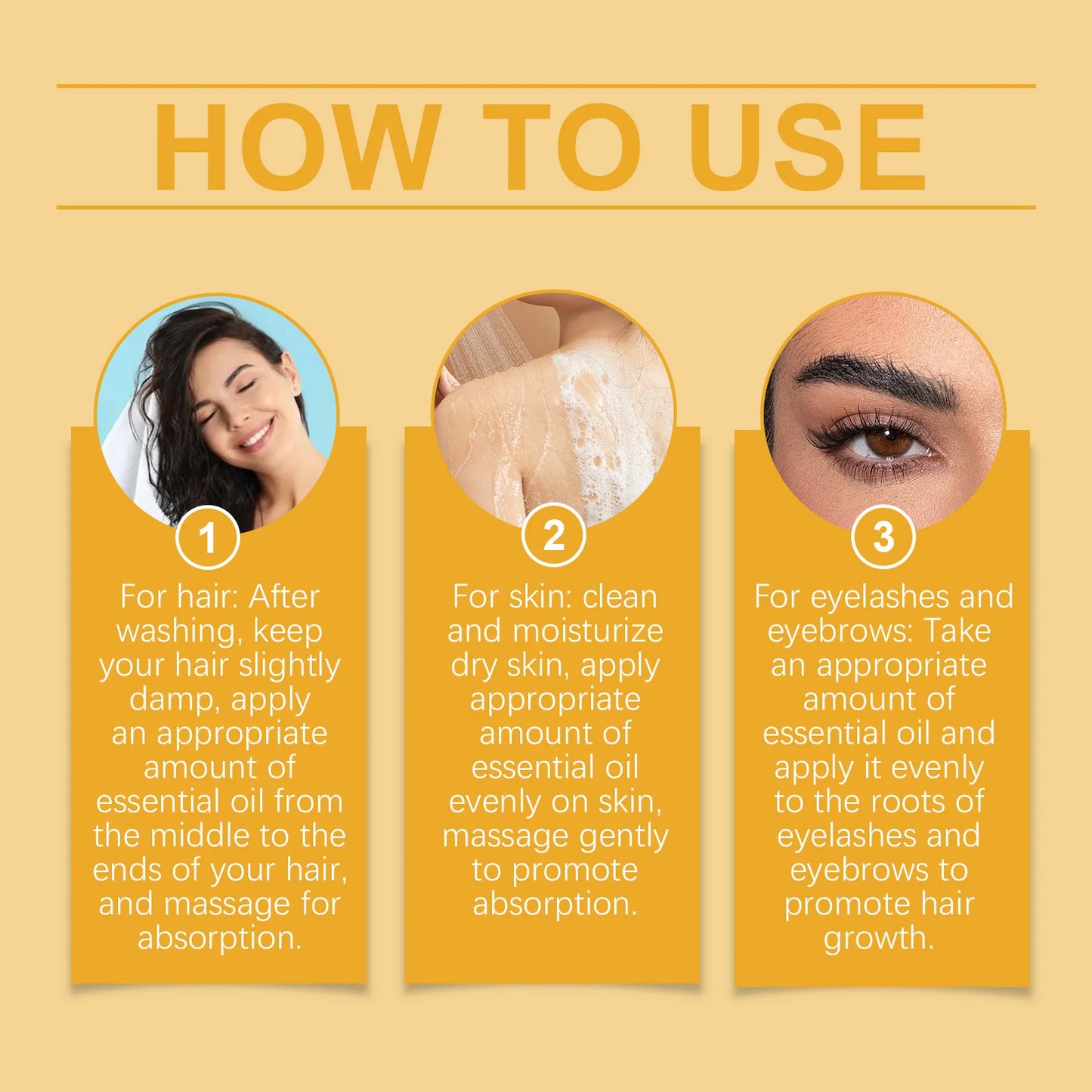Ouhoe Castor Oil Nourishing Hair Growth And Skin Care