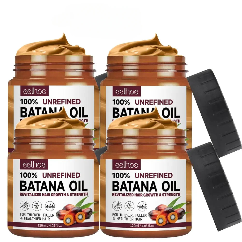2/4pcs 120ml Batana Oil Conditioner Moisturising and Hydrating Hair Mask Improve dry, frizzy, soft and fluffy Hair Care Products