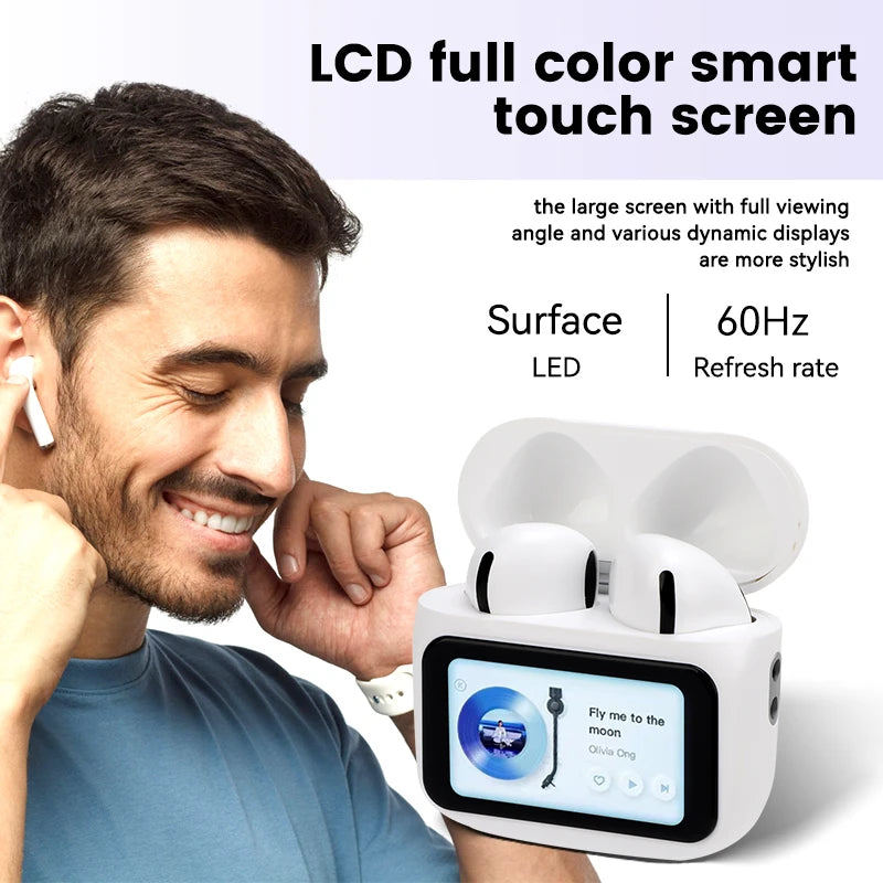 Noise Cancelling Earbuds Touch Control Earbuds Wireless Bluetooth Earbuds Earphones Wireless Bluetooth Earbuds
