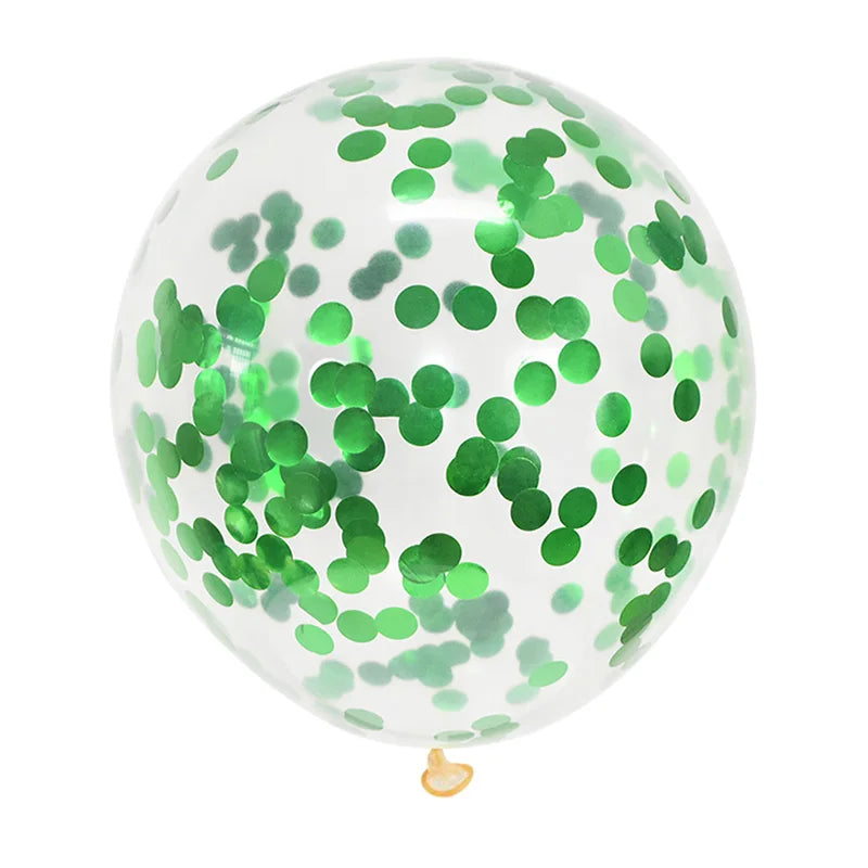 Gold Confetti Latex Balloons 5 10 20pcs Glitter Clear Transparent Helium Balloons for Wedding and Baby Shower
