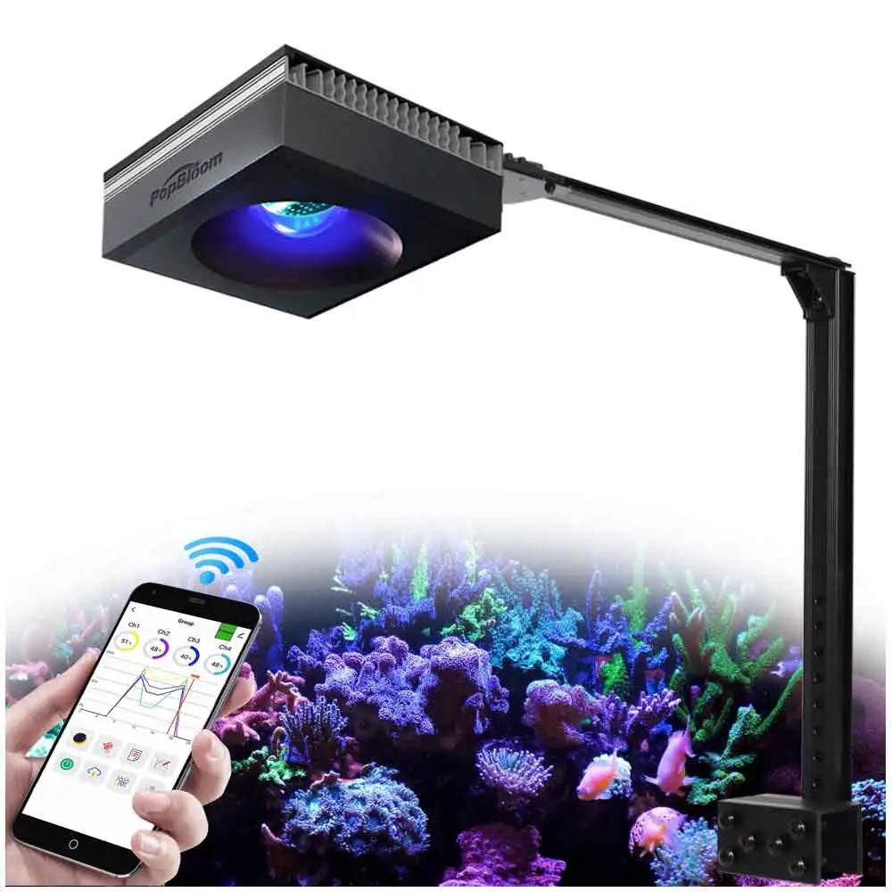 PopBloom RL90 RL180 WiFi Aquarium Light Full Spectrum LED