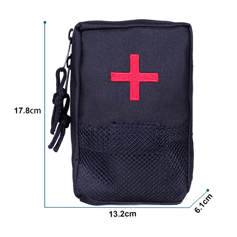 Utility 22CM Large Size Tactical Waist Bag Molle First Aid Bag Belt EDC Medical Pouch Emergency Training Bag Hunting Accessories