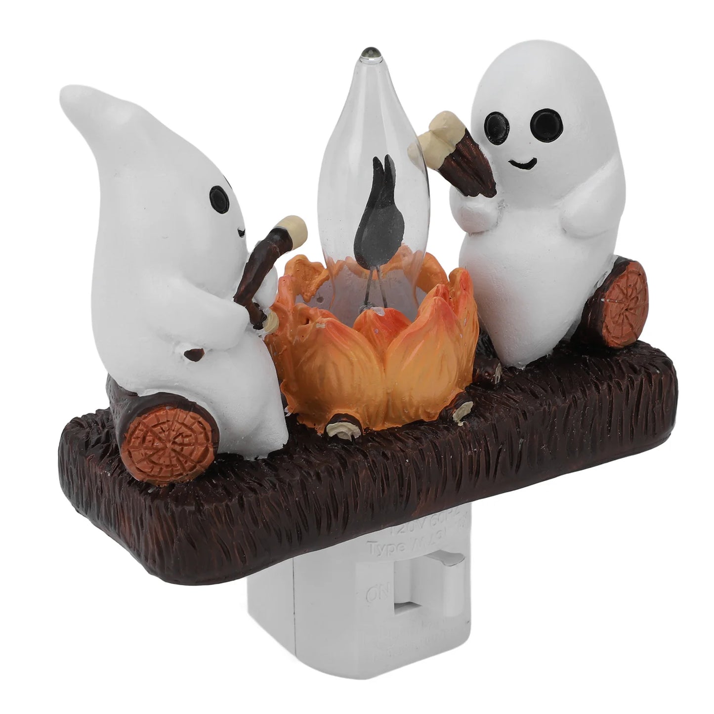 Ghost Campfire Night Light Indoor Resin Figurine Decoration
