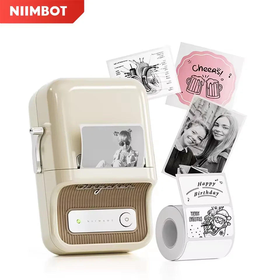 Niimbot B21 Mini Portable Thermal Printer Bluetooth Label