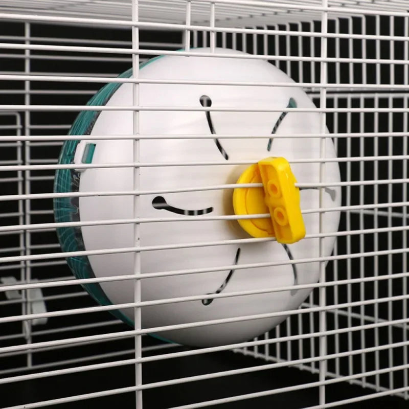 Pet Hamster Running Wheel Toy Exercise Wheel for Hamsters Quiet Spinner Running Wheel for Small Pet Hamsters Mice Rat Gerbils