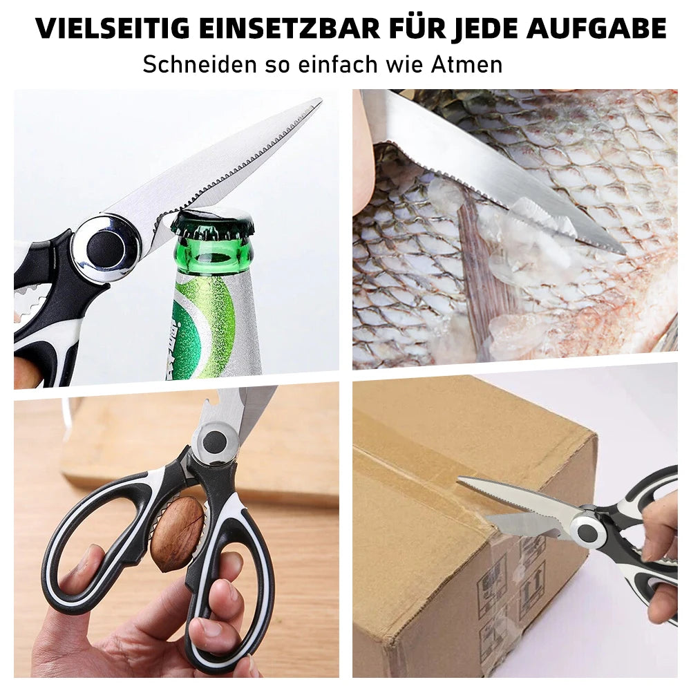 Stainless Steel Kitchen Scissors Multi Purpose Shears Meat