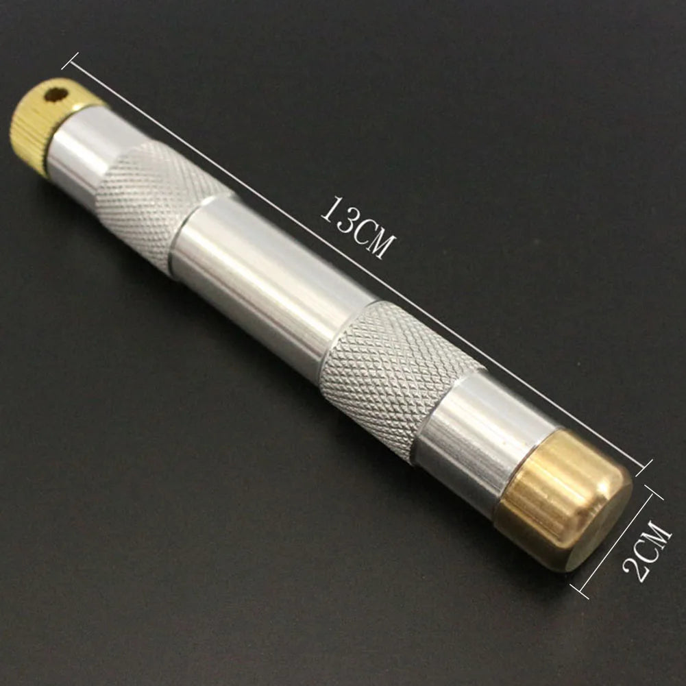 Brass Fire Piston Kit Portable Ignited Piston Firearm Useful Air Compression Fire Tube Survival Tool for Outdoor Travel