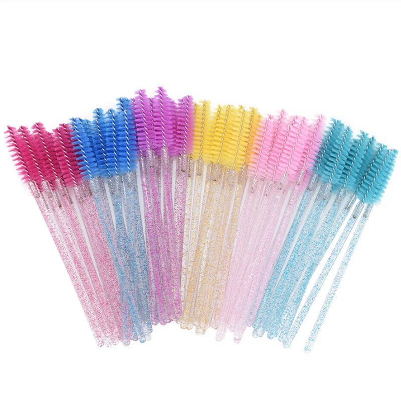 Brushes Eyelashes ExtensionsSupplies Makeup Brush Disposable Mascara Wands Applicator Lash Scrub