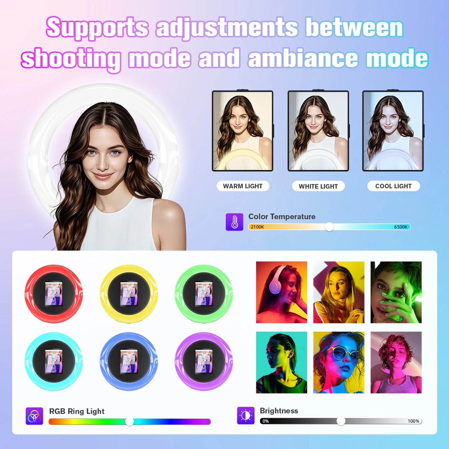 iPad Photo Booth For Weddings With LED Ring Light Stand