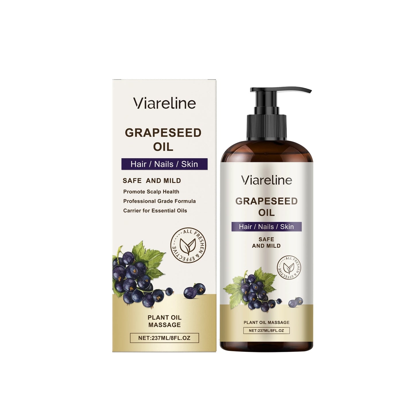 Grapeseed Essential Oil Nourishing Hair Skin Moisturizing